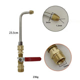 Maxbell Pressure Washer Hose Valve Wand Curved Rod Pressure Washer Fitting Accessory Length 23.5cm M22