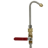 Maxbell Pressure Washer Hose Valve Wand Curved Rod Pressure Washer Fitting Accessory Length 24cm