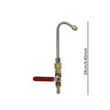 Maxbell Pressure Washer Hose Valve Wand Curved Rod Pressure Washer Fitting Accessory Length 24cm