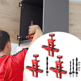 Maxbell Cabinet Door Mounting Jig Aluminium Alloy for Living Room Carpentry Bookcase 1 pieces