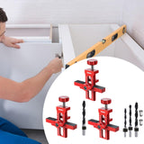 Maxbell Cabinet Door Mounting Jig Aluminium Alloy for Living Room Carpentry Bookcase 1 pieces