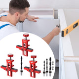 Maxbell Cabinet Door Mounting Jig Aluminium Alloy for Living Room Carpentry Bookcase 1 pieces