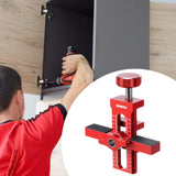Maxbell Cabinet Door Mounting Jig Aluminium Alloy for Living Room Carpentry Bookcase 1 pieces