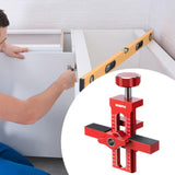 Maxbell Cabinet Door Mounting Jig Aluminium Alloy for Living Room Carpentry Bookcase 1 pieces