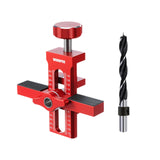 Maxbell Cabinet Door Mounting Jig Aluminium Alloy for Living Room Carpentry Bookcase with 1 drill