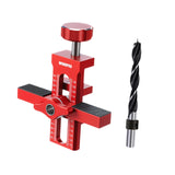Maxbell Cabinet Door Mounting Jig Aluminium Alloy for Living Room Carpentry Bookcase with 1 drill