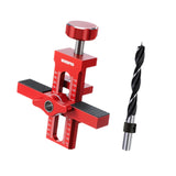 Maxbell Cabinet Door Mounting Jig Aluminium Alloy for Living Room Carpentry Bookcase with 1 drill