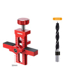 Maxbell Cabinet Door Mounting Jig Aluminium Alloy for Living Room Carpentry Bookcase with 1 drill