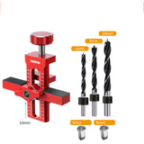Maxbell Cabinet Door Mounting Jig Aluminium Alloy for Living Room Carpentry Bookcase with 3 drill