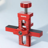 Maxbell Cabinet Door Mounting Jig Aluminium Alloy for Living Room Carpentry Bookcase with 3 drill
