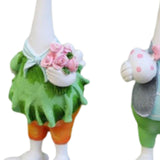 Maxbell 4Pcs Resin Couple Duck Figurines Artificial Duck Decor for Yard Patio Office