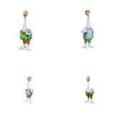 Maxbell 4Pcs Resin Couple Duck Figurines Artificial Duck Decor for Yard Patio Office