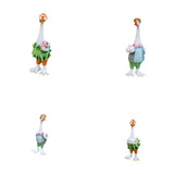 Maxbell 4Pcs Resin Couple Duck Figurines Artificial Duck Decor for Yard Patio Office