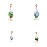 Maxbell 4Pcs Resin Couple Duck Figurines Artificial Duck Decor for Yard Patio Office