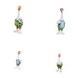 Maxbell 4Pcs Resin Couple Duck Figurines Artificial Duck Decor for Yard Patio Office