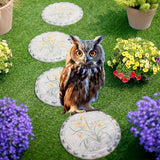 Maxbell Yard Stake Acrylic Owl Garden Ornament Yard Sign for Courtyard Outdoor Patio
