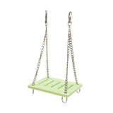 Maxbell Hamster Swing Toy Cage Decor Pet Hanging Accessories for Macaw Bird Parakeet Green