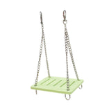 Maxbell Hamster Swing Toy Cage Decor Pet Hanging Accessories for Macaw Bird Parakeet Green