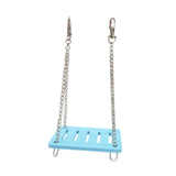 Maxbell Hamster Swing Toy Cage Decor Pet Hanging Accessories for Macaw Bird Parakeet Blue