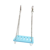 Maxbell Hamster Swing Toy Cage Decor Pet Hanging Accessories for Macaw Bird Parakeet Blue