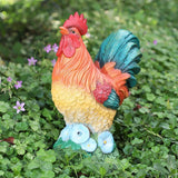 Maxbell Chicken Statue Weatherproof Farm Animal Sculpture for Pathway Backyard Porch