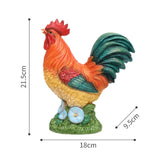 Maxbell Chicken Statue Weatherproof Farm Animal Sculpture for Pathway Backyard Porch