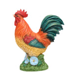 Maxbell Chicken Statue Weatherproof Farm Animal Sculpture for Pathway Backyard Porch