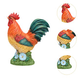 Maxbell Chicken Statue Weatherproof Farm Animal Sculpture for Pathway Backyard Porch