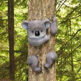 Maxbell Animal up A Tree Statue Tree Hugger Accessories for Backyard Resin Miniature Koala