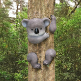 Maxbell Animal up A Tree Statue Tree Hugger Accessories for Backyard Resin Miniature Koala