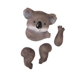Maxbell Animal up A Tree Statue Tree Hugger Accessories for Backyard Resin Miniature Koala