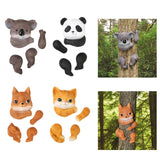 Maxbell Animal up A Tree Statue Tree Hugger Accessories for Backyard Resin Miniature Koala