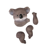 Maxbell Animal up A Tree Statue Tree Hugger Accessories for Backyard Resin Miniature Koala