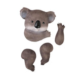 Maxbell Animal up A Tree Statue Tree Hugger Accessories for Backyard Resin Miniature Koala