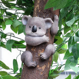 Maxbell Animal up A Tree Statue Tree Hugger Accessories for Backyard Resin Miniature Koala