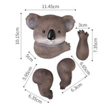 Maxbell Animal up A Tree Statue Tree Hugger Accessories for Backyard Resin Miniature Koala