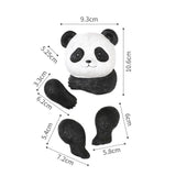 Maxbell Animal up A Tree Statue Tree Hugger Accessories for Backyard Resin Miniature Panda