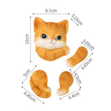 Maxbell Animal up A Tree Statue Tree Hugger Accessories for Backyard Resin Miniature Cat