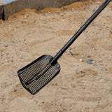 Maxbell Sifting Shovel Metal Sand Sifter for Metal Detecting Chicken Coop Cat Litter