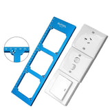 Maxbell Socket Opening Template Housing Holder for Line Drawing DIY Enthusiasts A