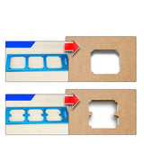 Maxbell Socket Opening Template Housing Holder for Line Drawing DIY Enthusiasts A