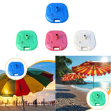 Maxbell Parasol Base Holder Summer Patio Umbrella Base Weights for Deck Lawn Outside Blue