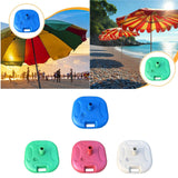 Maxbell Parasol Base Holder Summer Patio Umbrella Base Weights for Deck Lawn Outside Blue