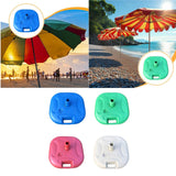 Maxbell Parasol Base Holder Summer Patio Umbrella Base Weights for Deck Lawn Outside Blue