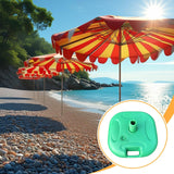 Maxbell Parasol Base Holder Summer Patio Umbrella Base Weights for Deck Lawn Outside Green