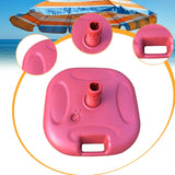 Maxbell Parasol Base Holder Summer Patio Umbrella Base Weights for Deck Lawn Outside Red