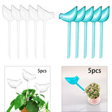 Maxbell 5x Bird Shaped Plant Watering Globes Planter Indoor Plants Automatic Waterer Clear