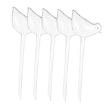 Maxbell 5x Bird Shaped Plant Watering Globes Planter Indoor Plants Automatic Waterer Clear