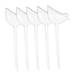 Maxbell 5x Bird Shaped Plant Watering Globes Planter Indoor Plants Automatic Waterer Clear