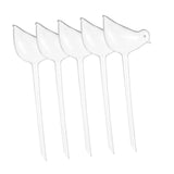 Maxbell 5x Bird Shaped Plant Watering Globes Planter Indoor Plants Automatic Waterer Clear